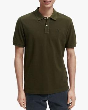 essentials organic cotton pique polo t-shirt