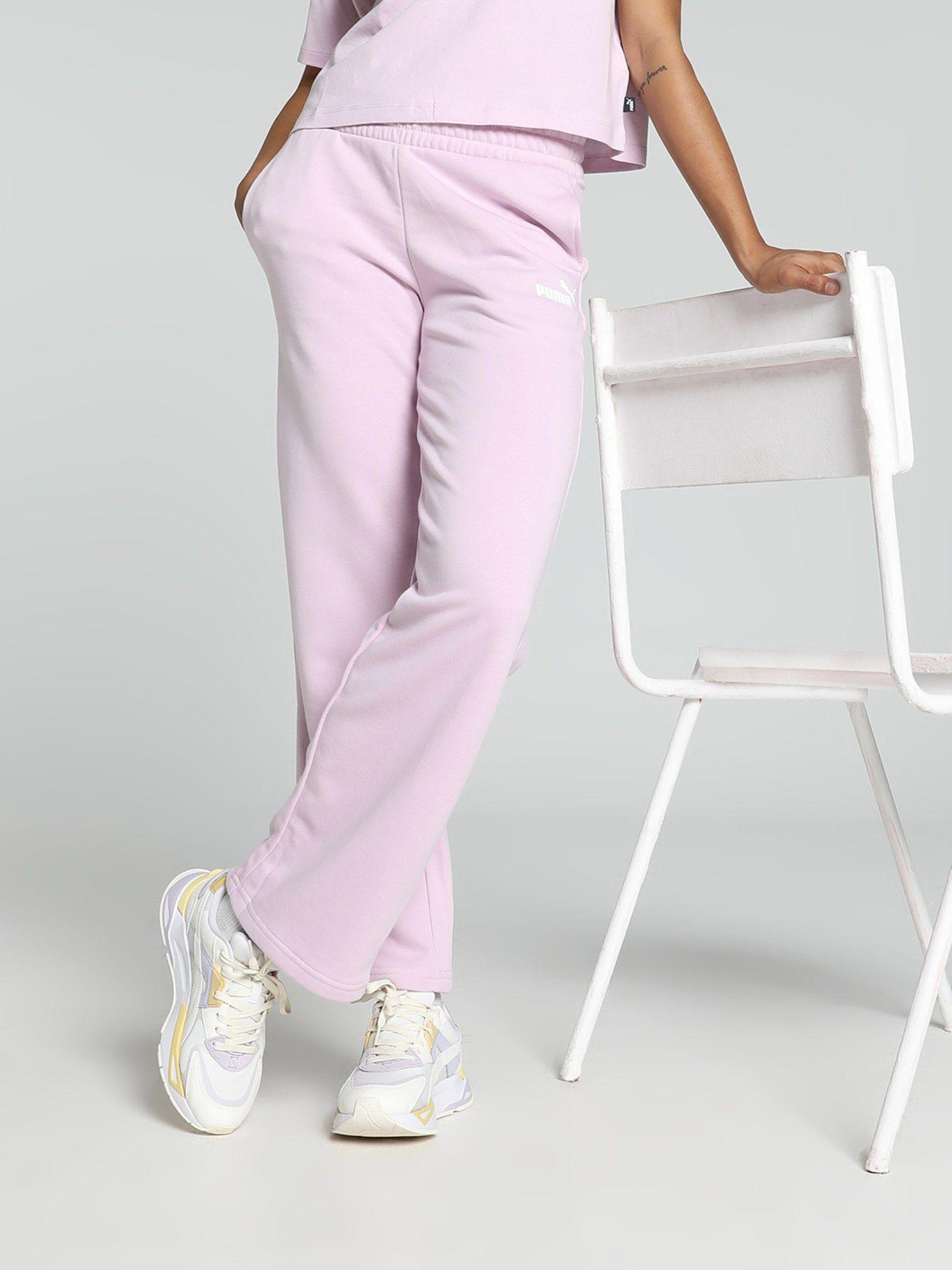 essentials straight leg womens lavender sweatpant