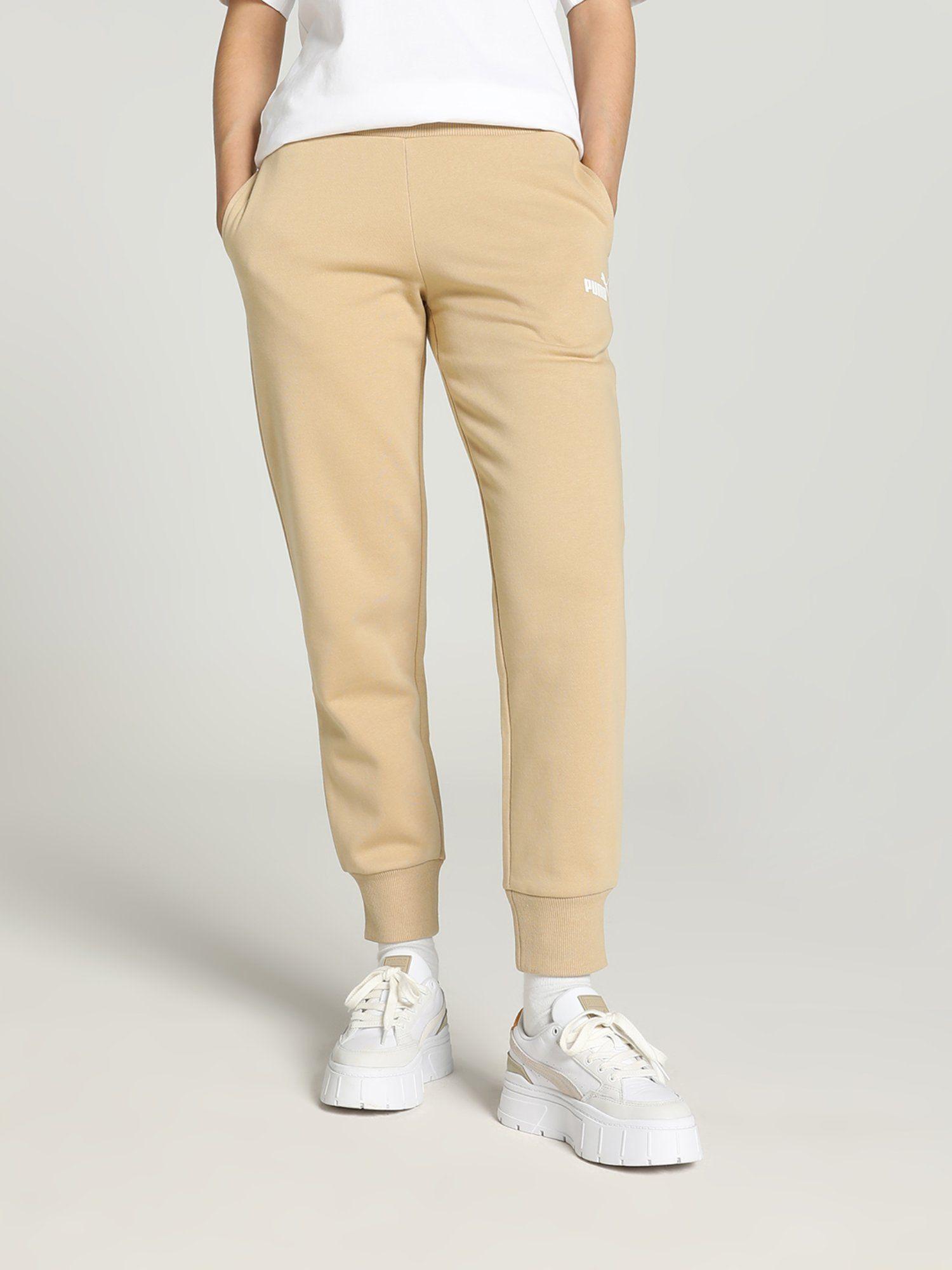 essentials women's beige track pants