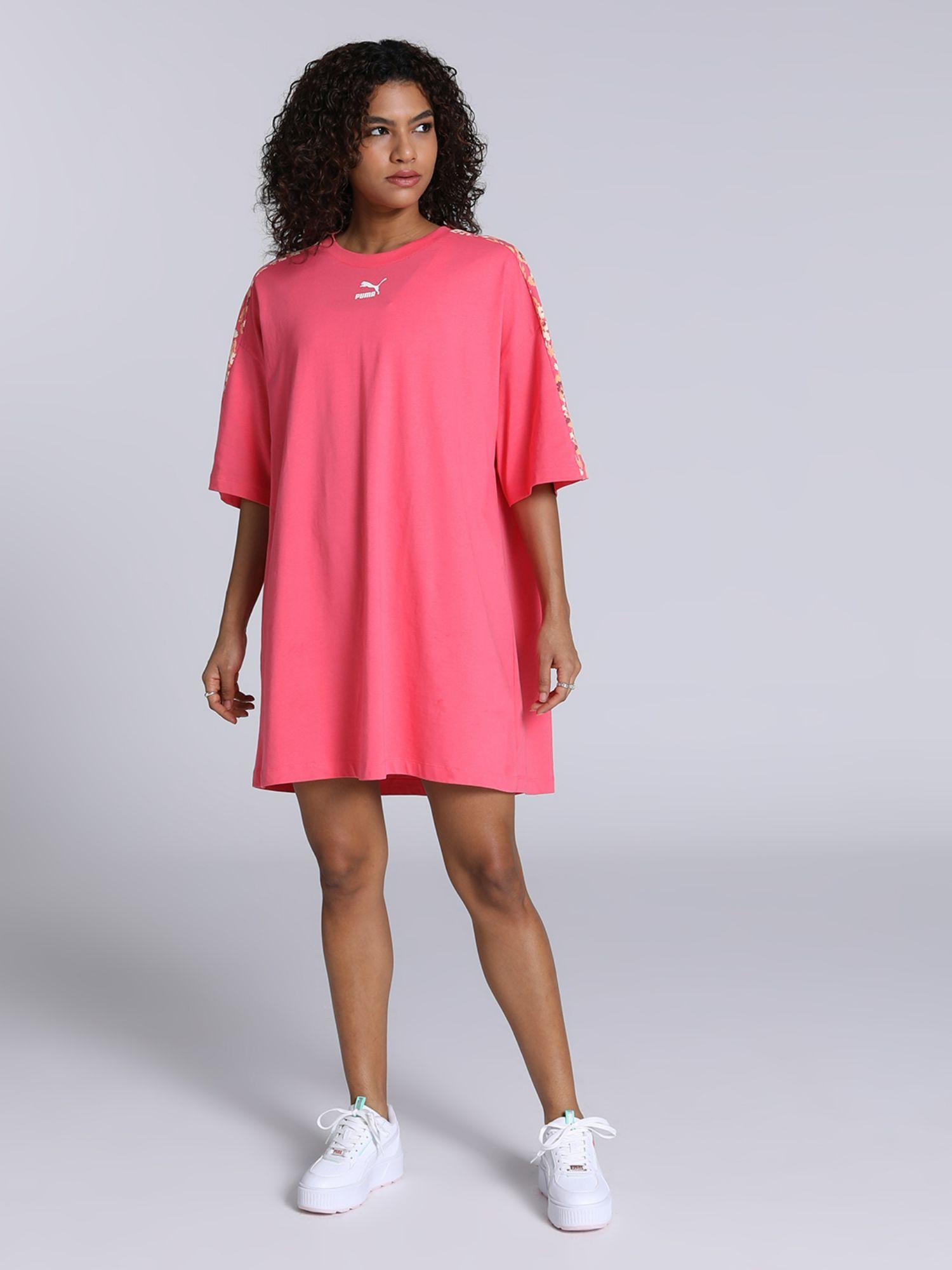 essentials women pink dress
