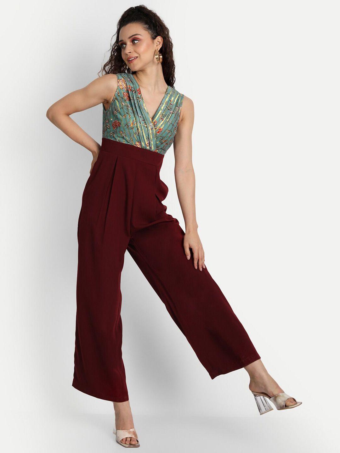 essque printed basic jumpsuit