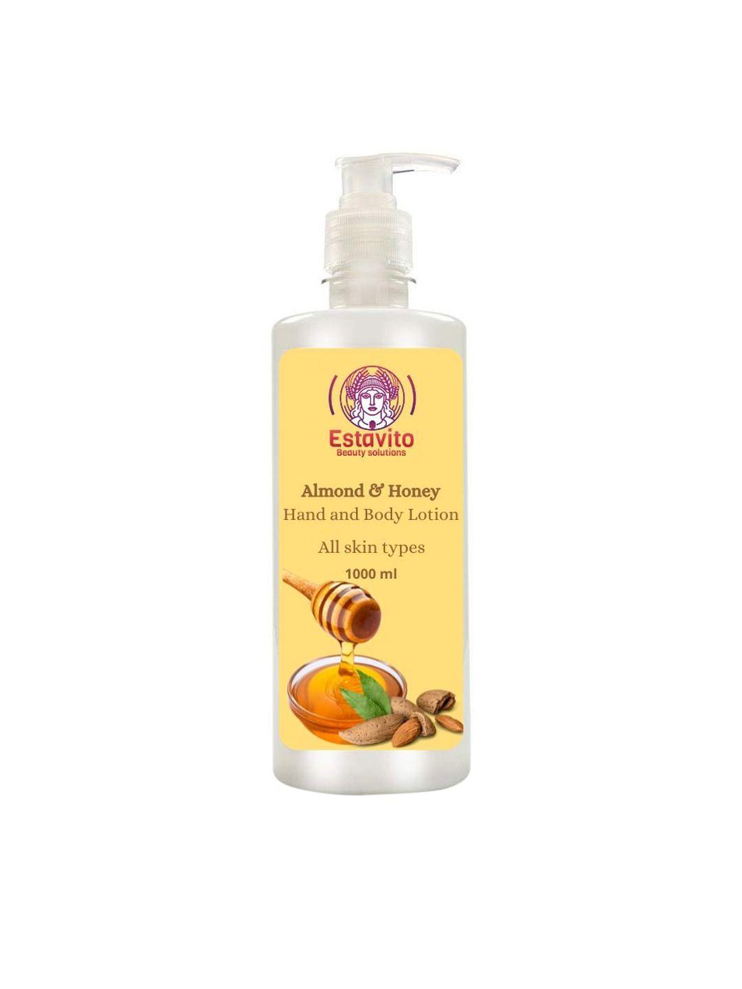 estavito beauty solutions almond & honey hand & body lotion-1000ml