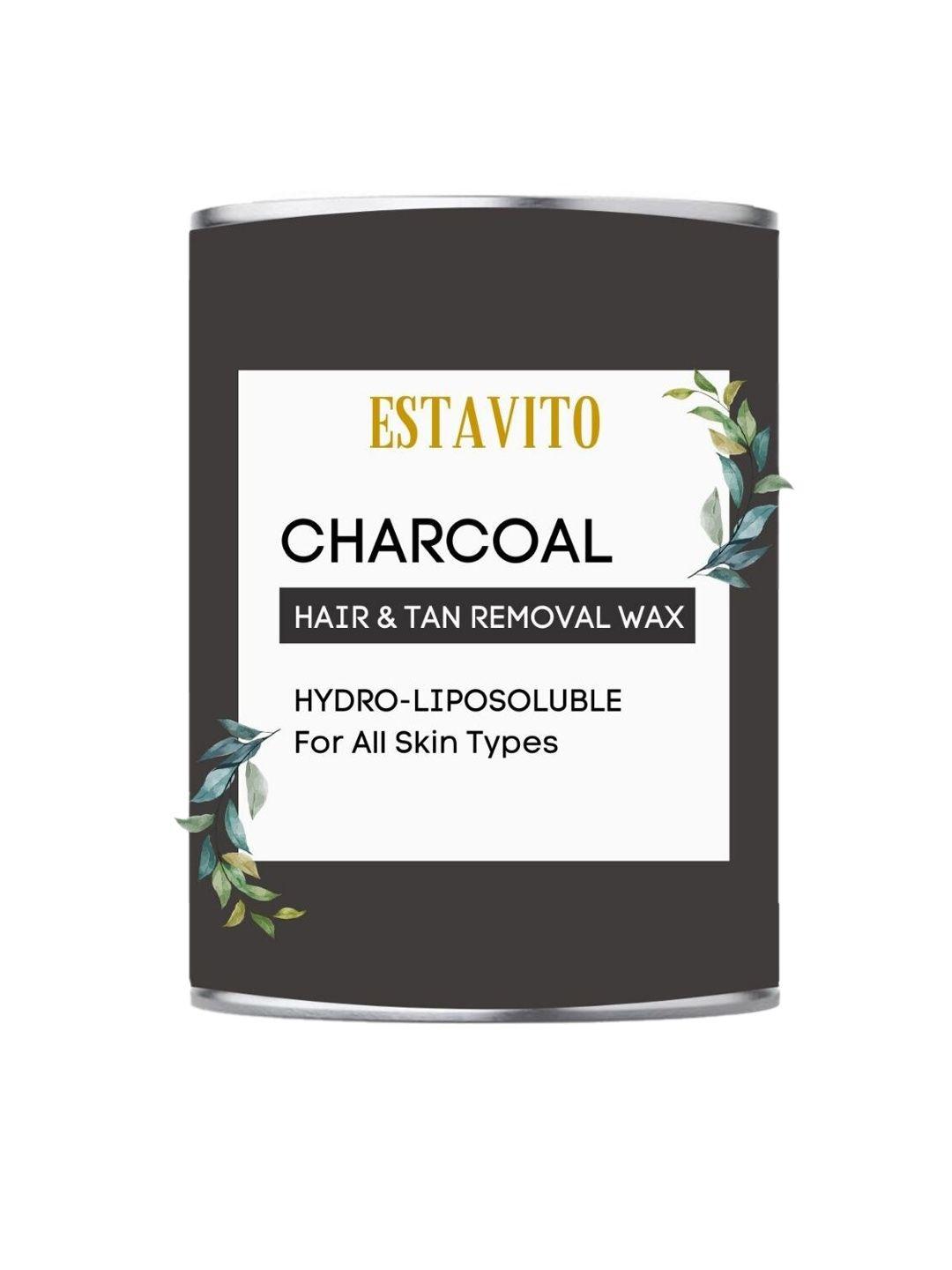 estavito charcoal hair & tan removal wax 780ml