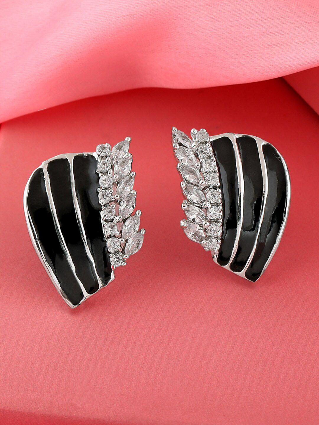 estele silver-plated classic studs earrings
