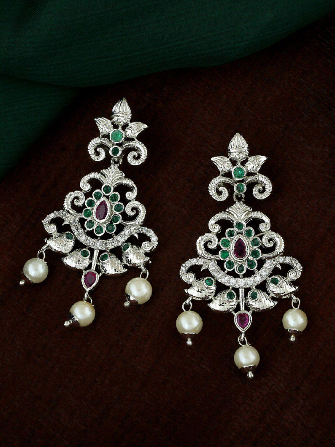 estele teardrop shaped chandbalis earrings
