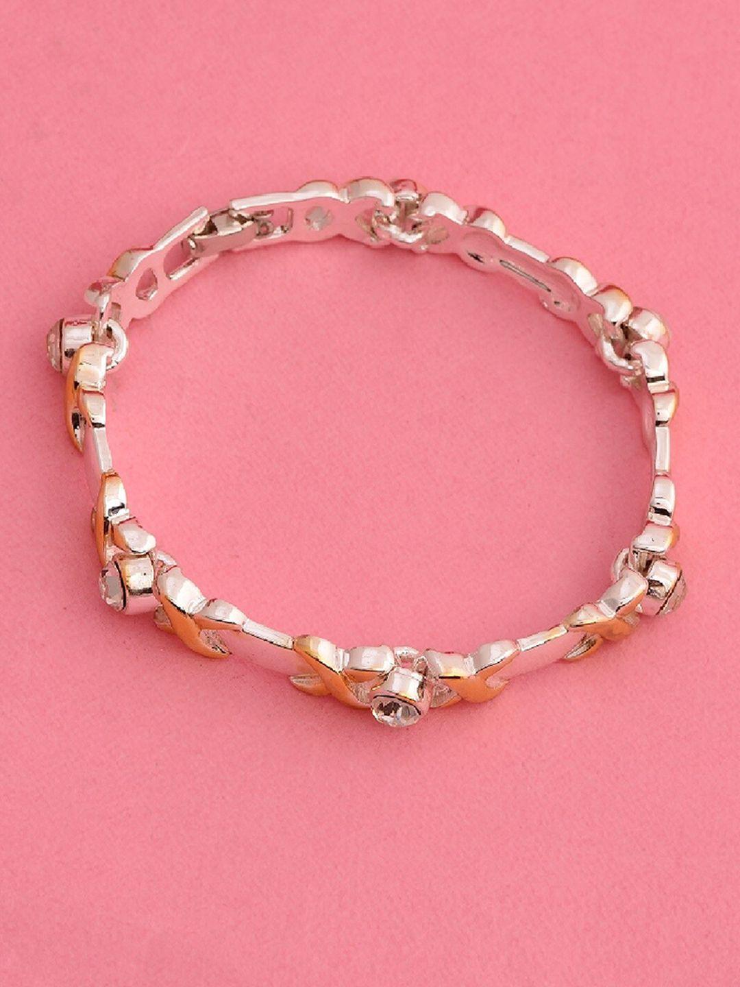 estele women crystals gold-plated wraparound bracelet