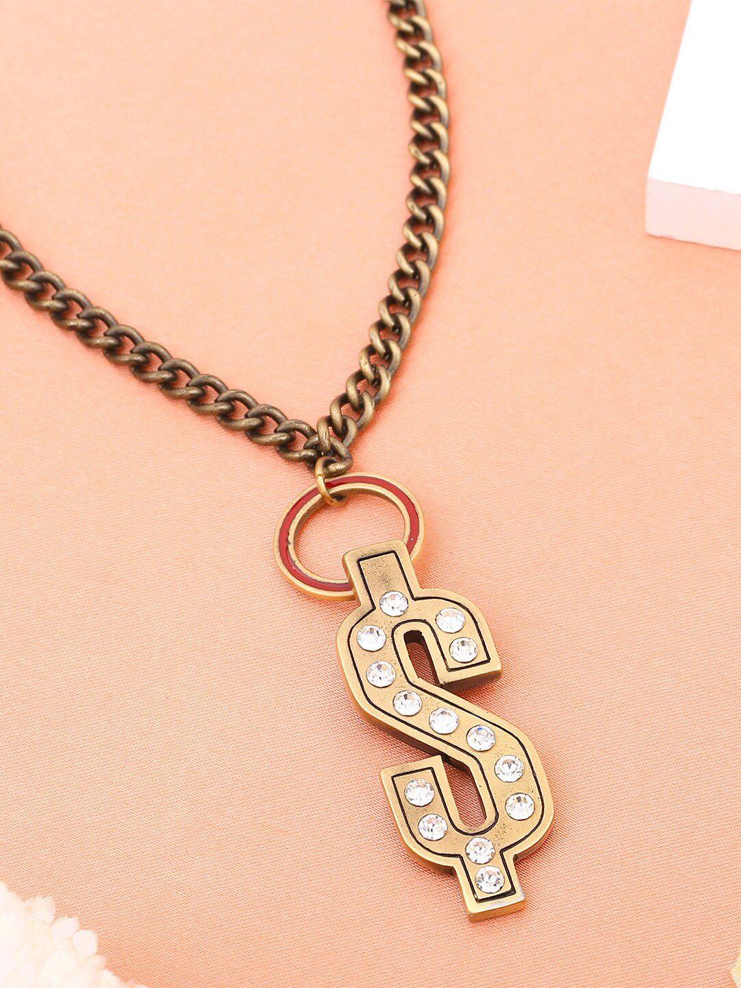 estele brass-plated necklace