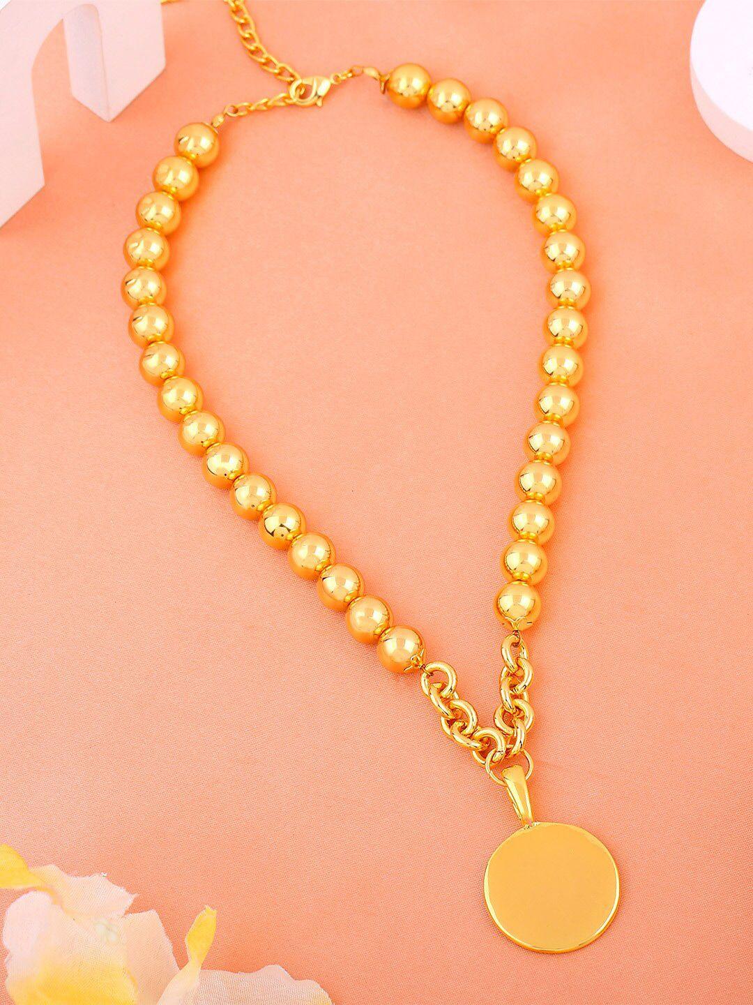 estele gold-plated beaded necklace