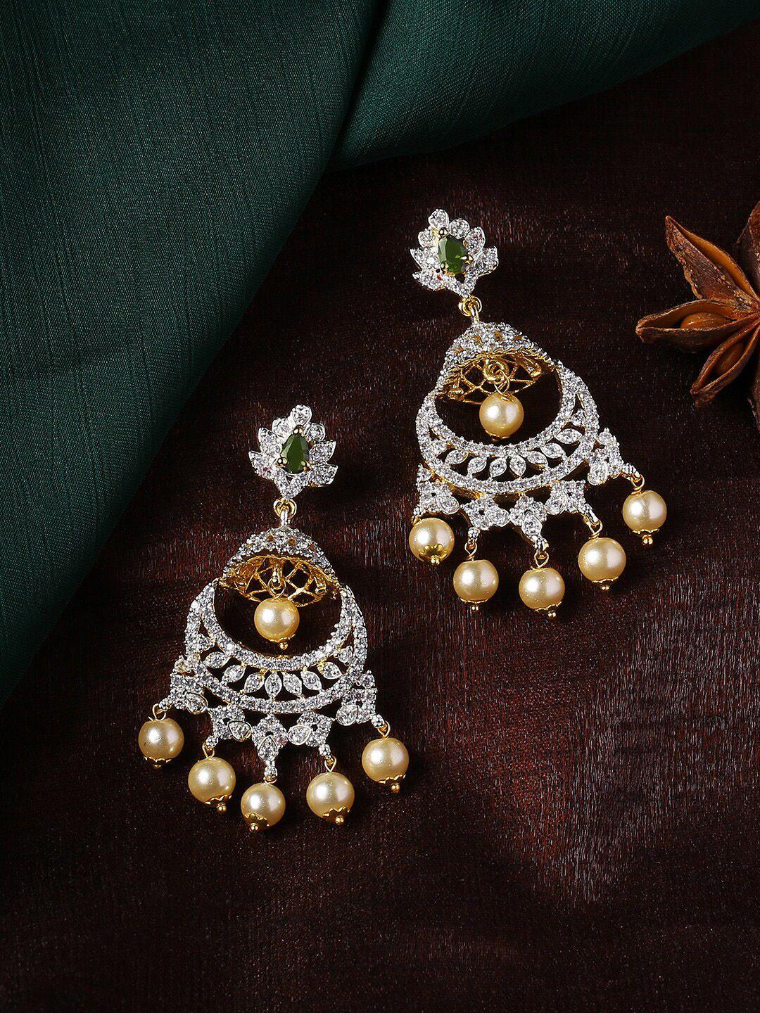 estele gold-plated classic drop earrings