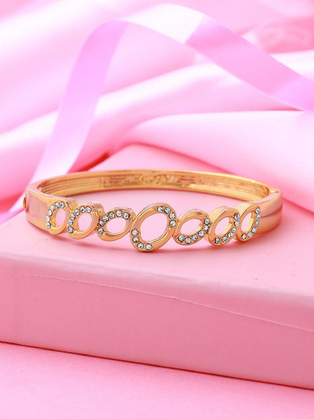 estele women gold-plated bangle-style bracelet