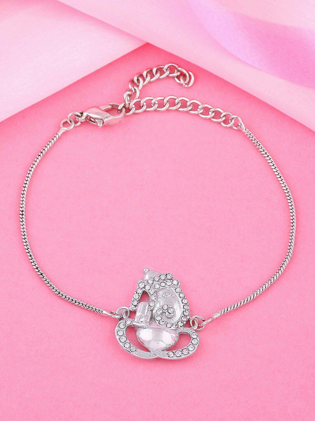 estele women silver-plated charm bracelet