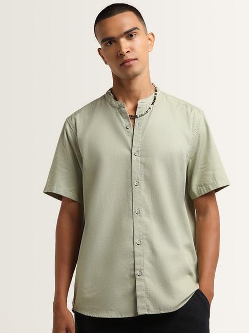 eta by westside sage solid resort fit shirt