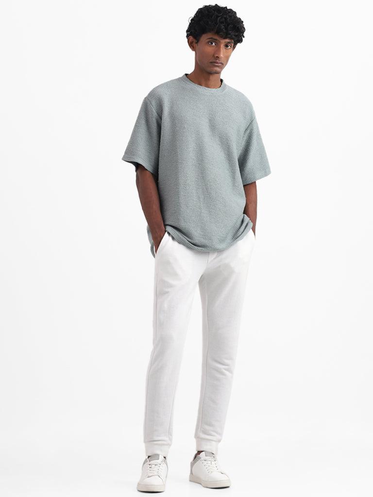 eta teal sun solid relaxed fit t-shirt