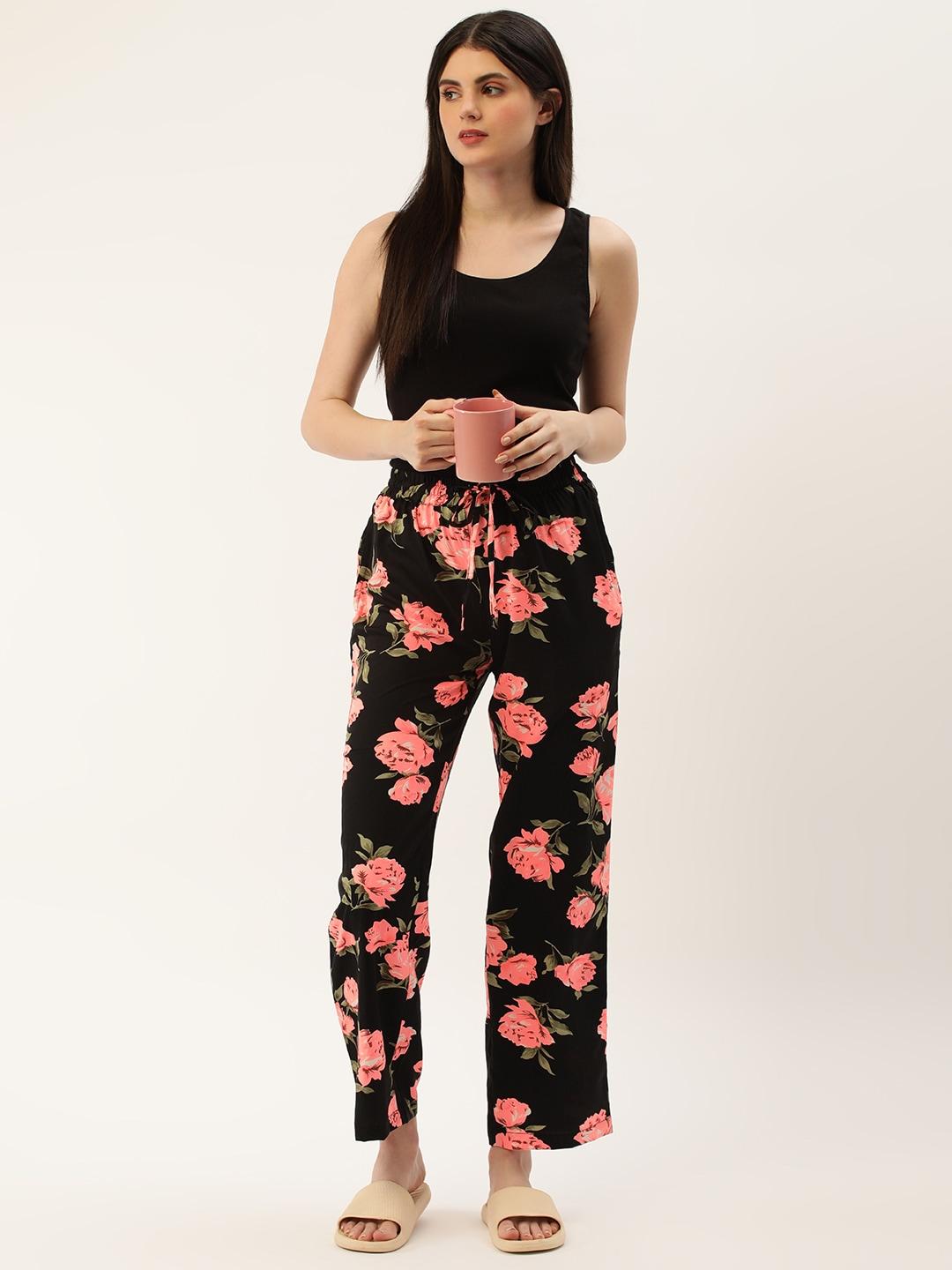 etc floral printed lounge pants