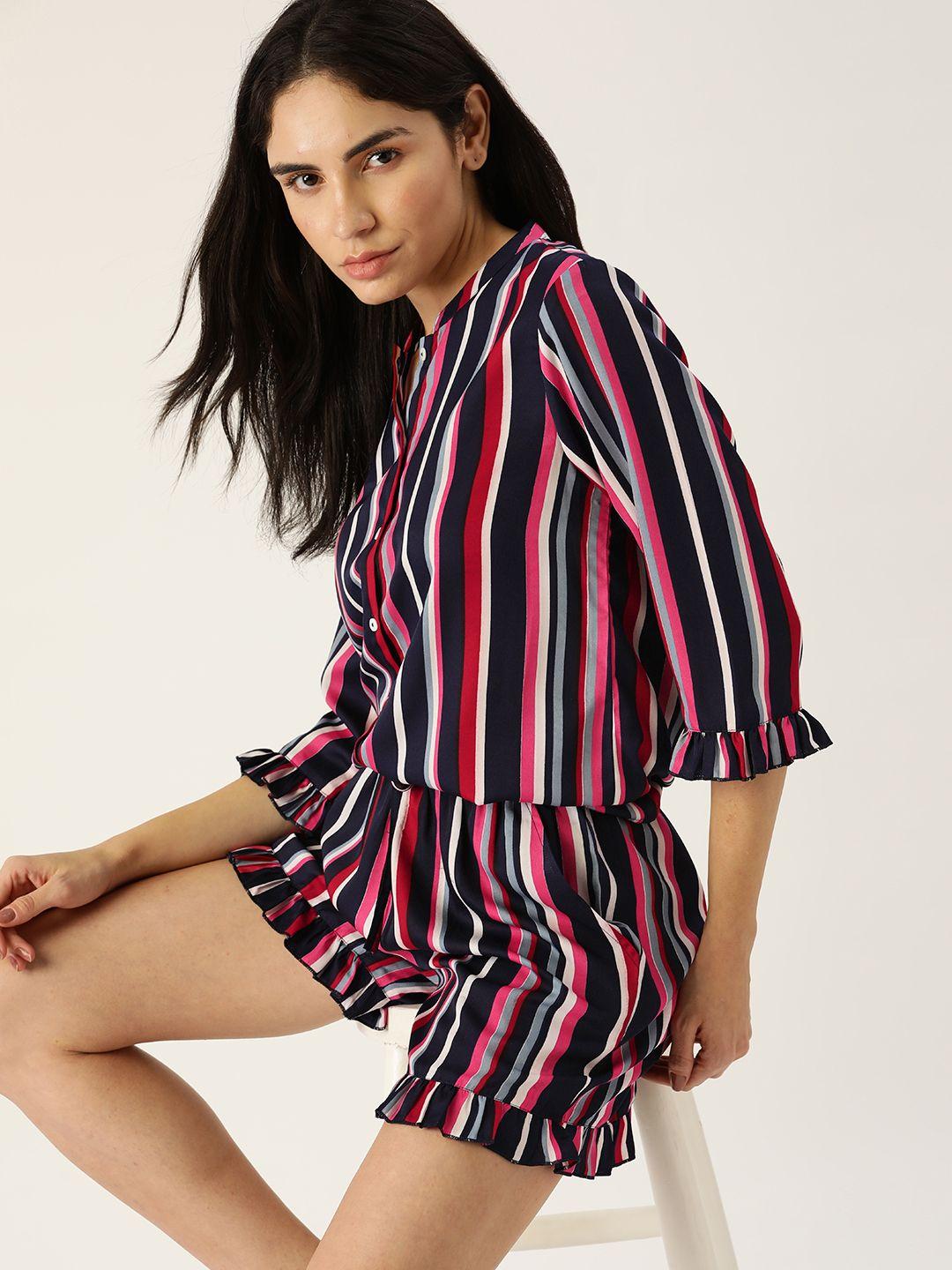 etc-women-multicoloured-striped-night-suit