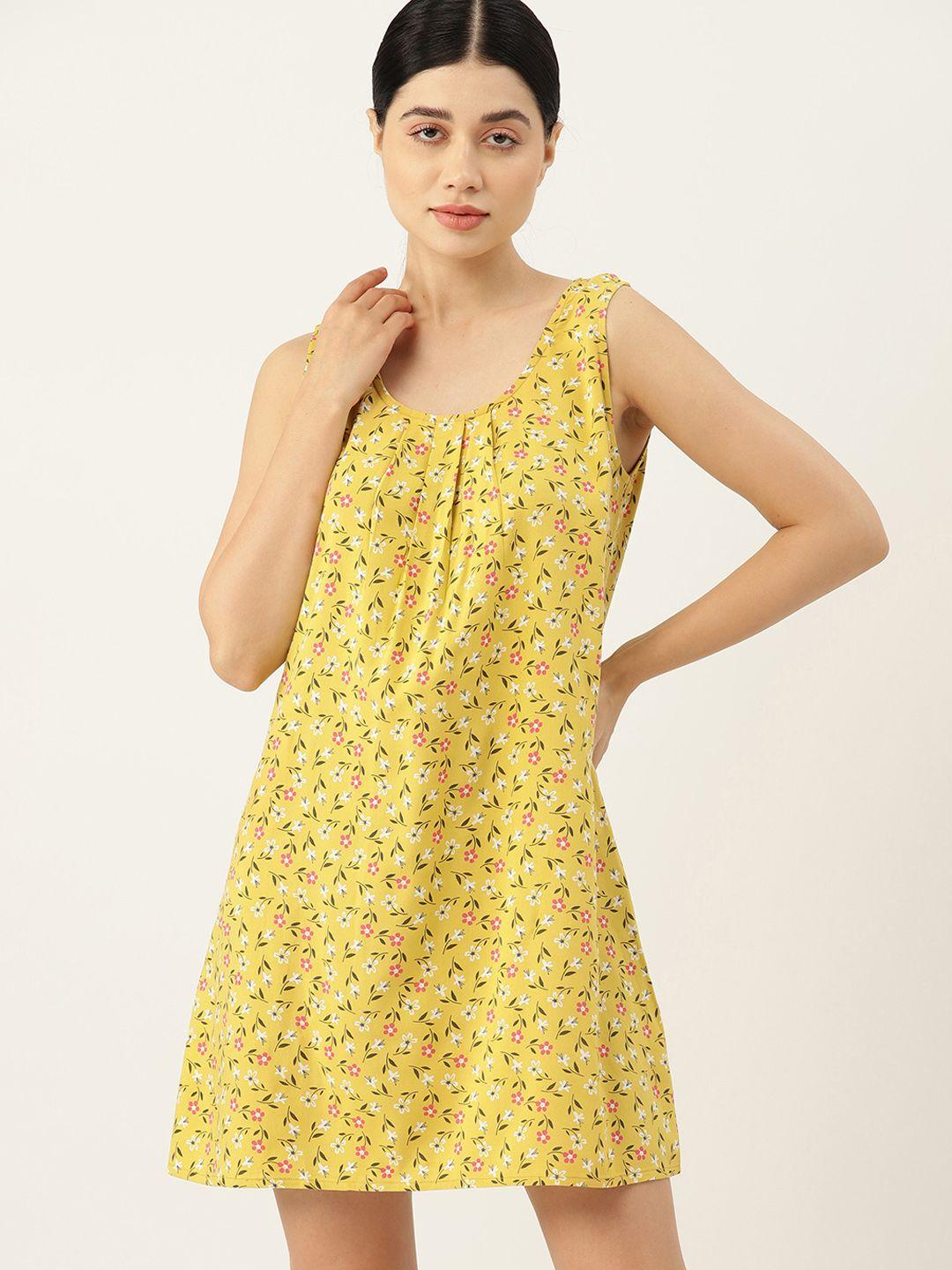 etc floral printed nightdress