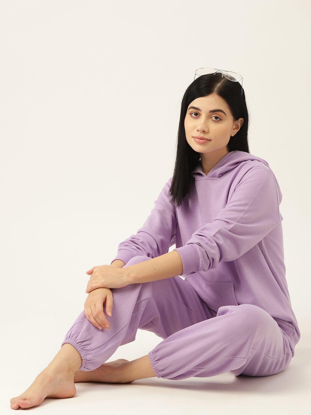 etc women lavender night suit