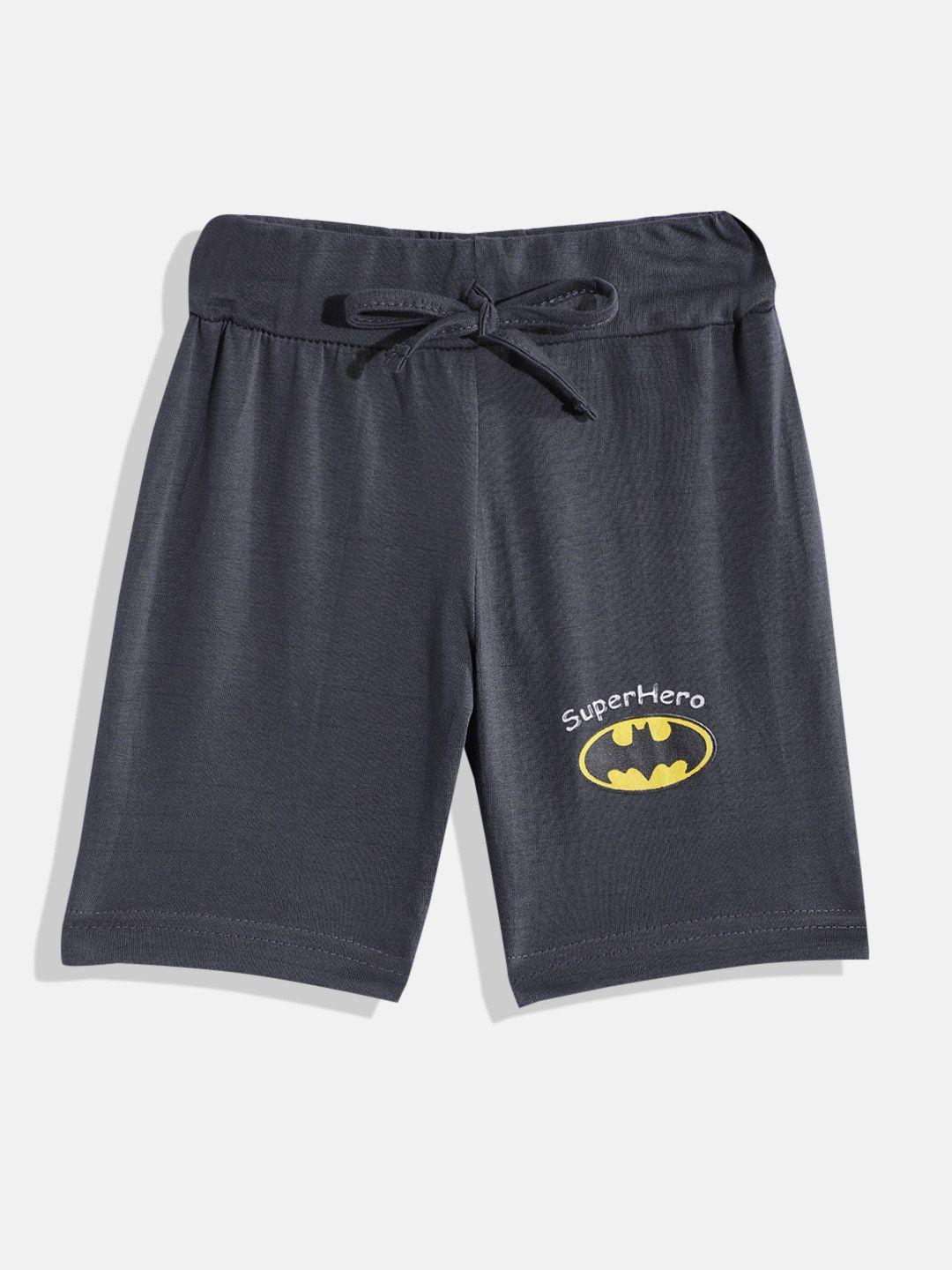 eteenz boys premium cotton batman print detail shorts