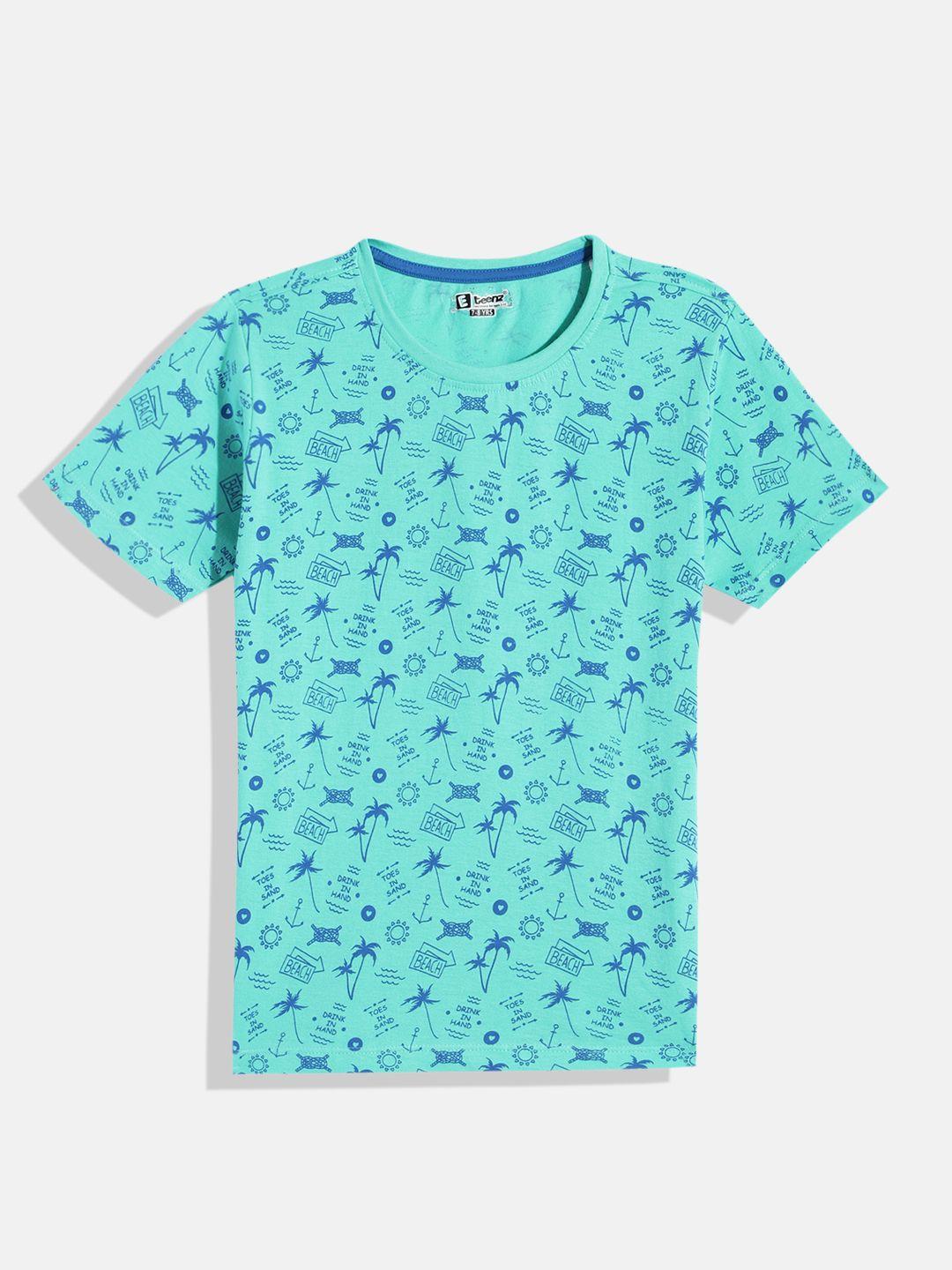 eteenz boys conversational printed pure cotton t-shirt