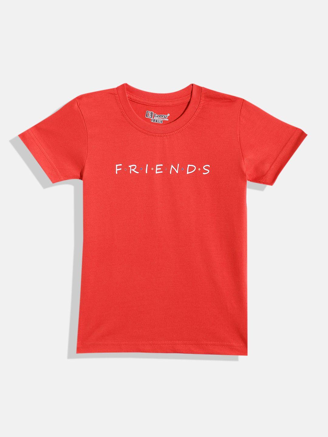 eteenz boys premium cotton friends printed t-shirt