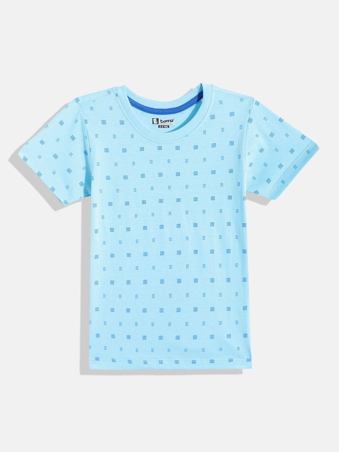 eteenz boys premium cotton geometric printed t-shirt