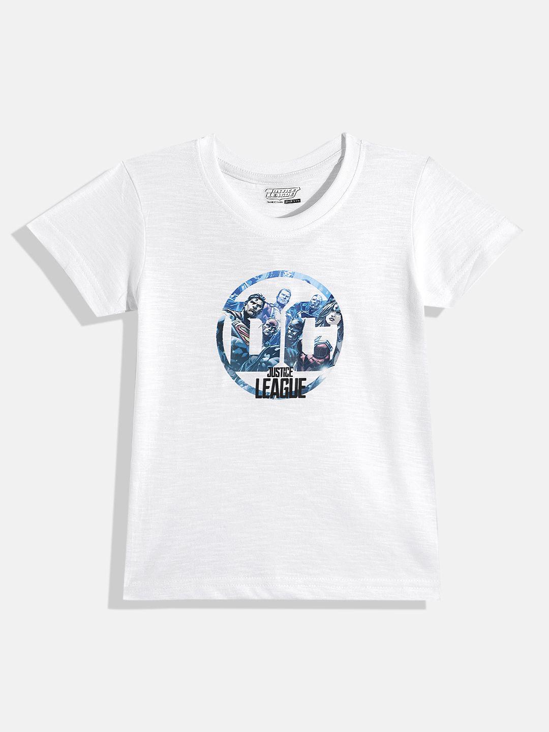 eteenz boys premium cotton justice league printed t-shirt