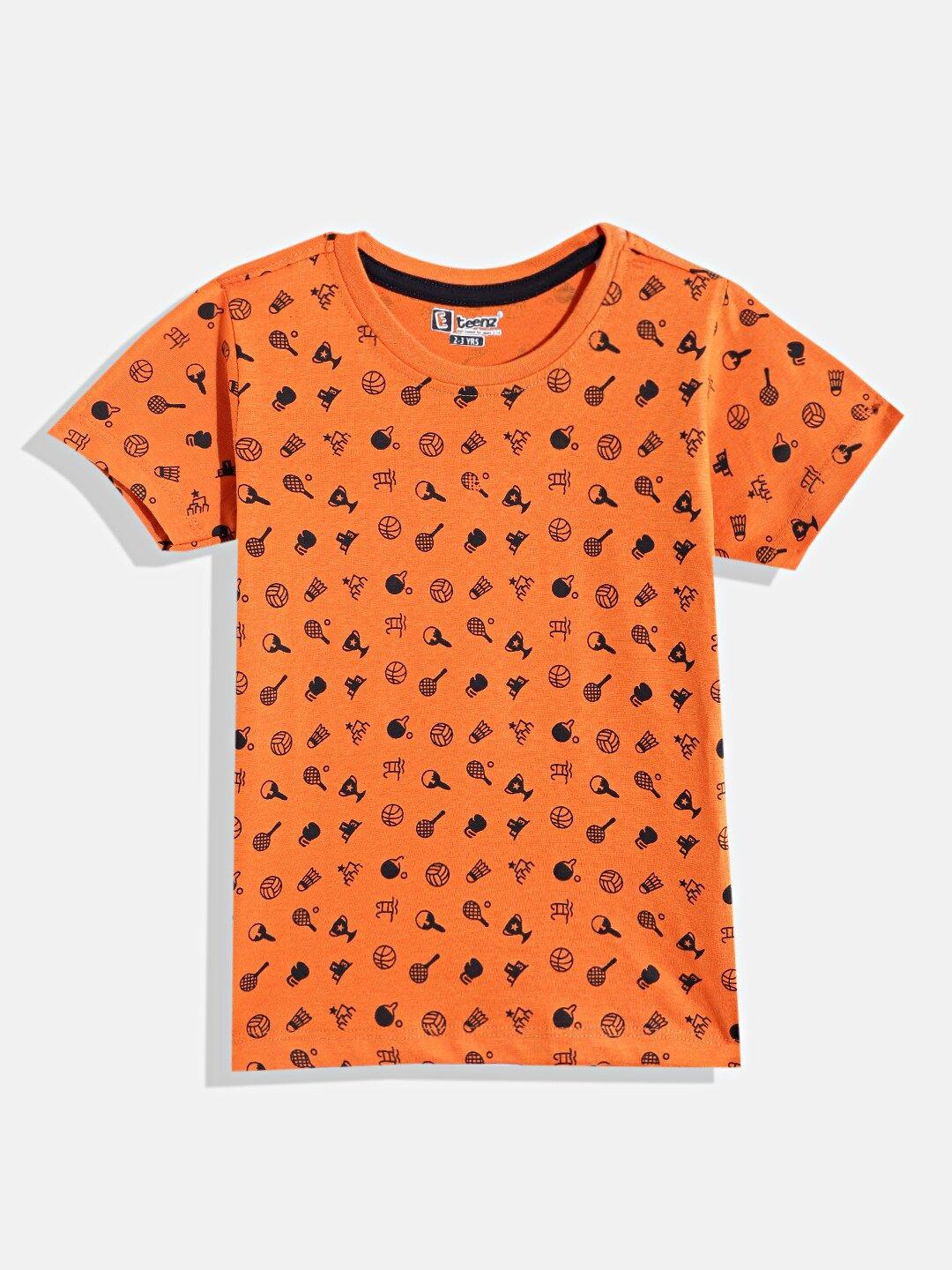 eteenz boys printed cotton t-shirt