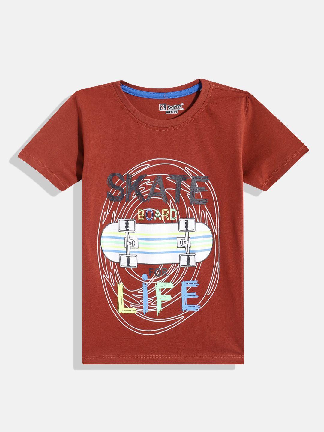 eteenz boys printed premium cotton t-shirt