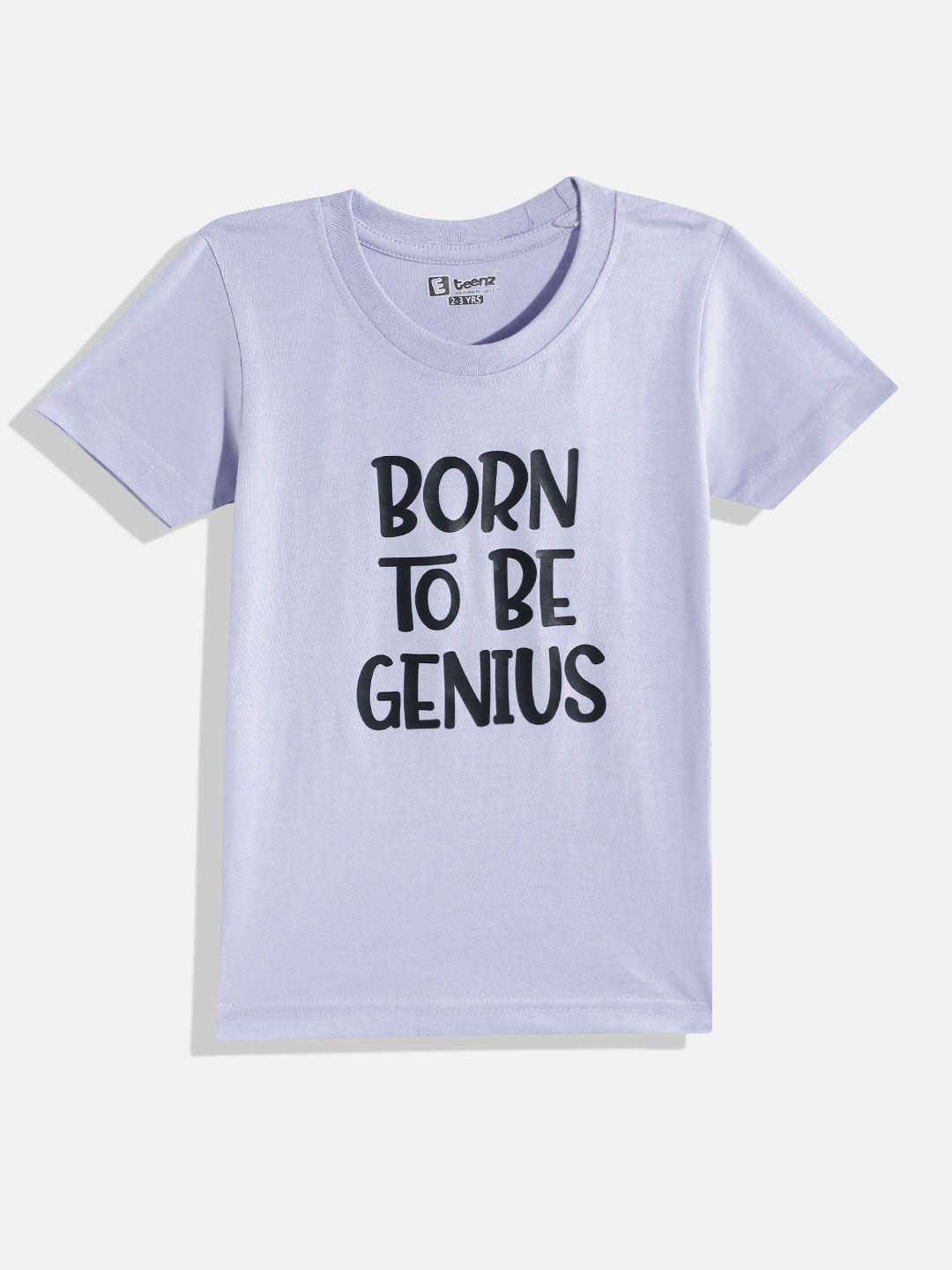 eteenz boys typography printed premium cotton t-shirt
