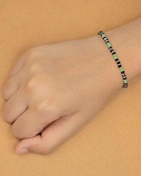 ethnic beaded stretch bracelet