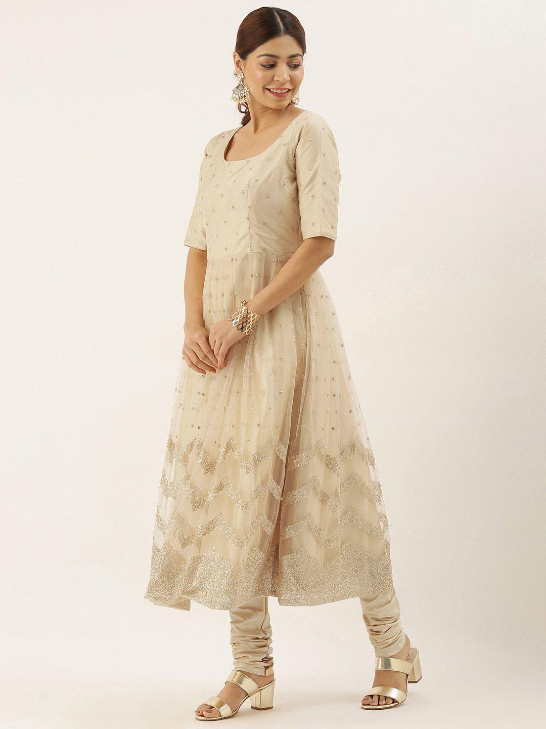 ethnovog sequinned anarkali kurta