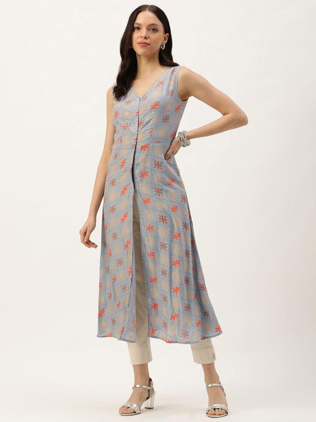 ethnovog women ethnic motifs printed kurta