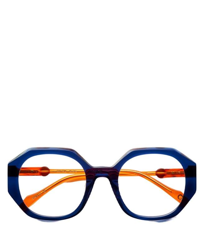 etnia barcelona 5 orion 51o blog blue orion round eyeframe for women