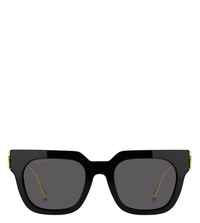 etro 20685980752ir grey uv protected rectangular sunglasses for women