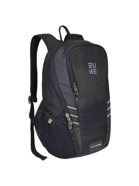 eume 22 ltrs black medium laptop backpack