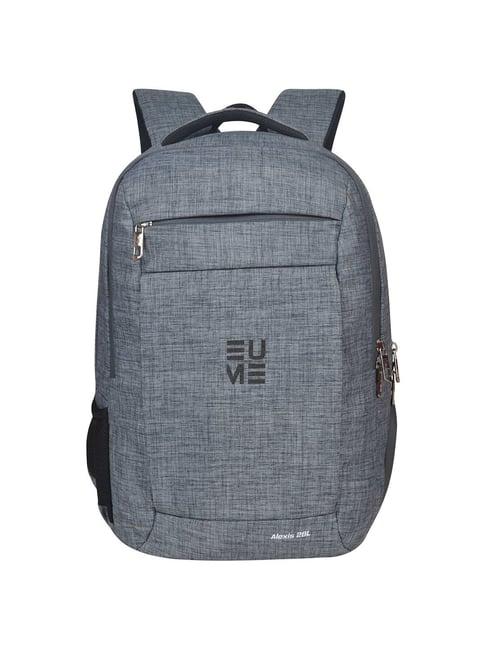 eume 28 ltrs grey medium laptop backpack