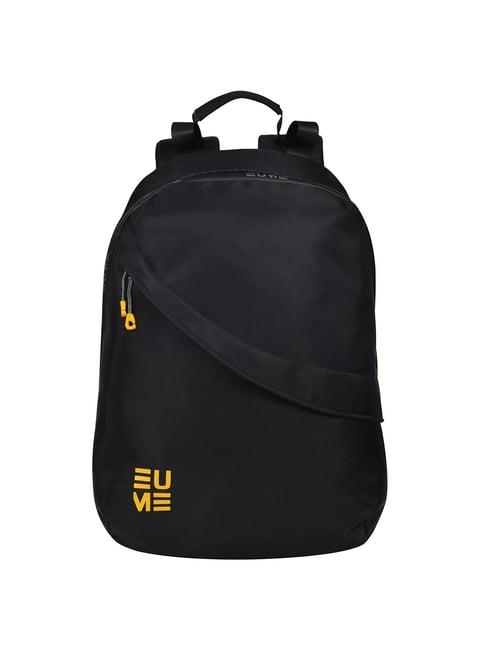 eume 22 ltrs black medium laptop backpack