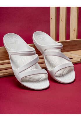 eva slip-on women's comfort slides - white