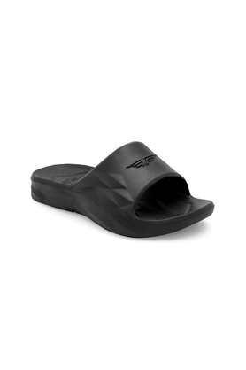 eva slip-on boys comfort slides - black