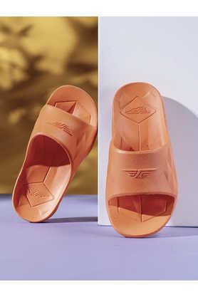 eva slip-on boys comfort slides - orange