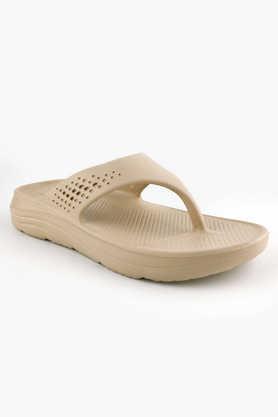eva slip-on men's casual wear flip-flops - natural