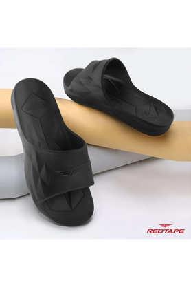 eva slip-on men's comfort slides - black