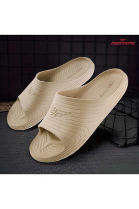 eva slip-on men's comfort slides - natural