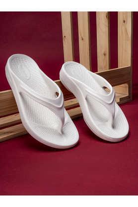 eva slip-on women's comfort flip-flops - white