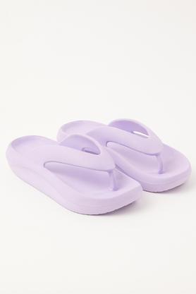 eva slipon girls casual slides - lavender
