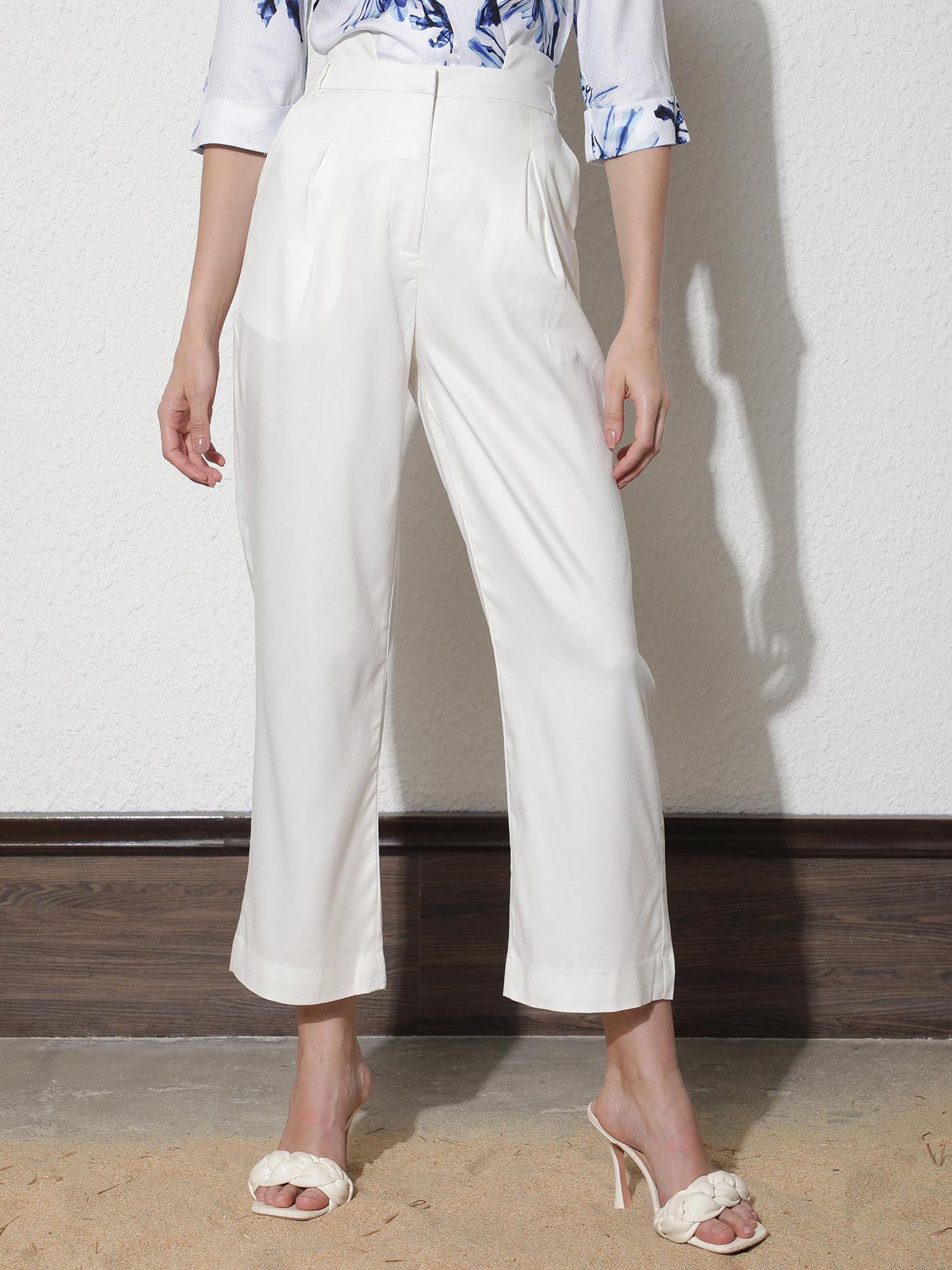 evanova off white trouser