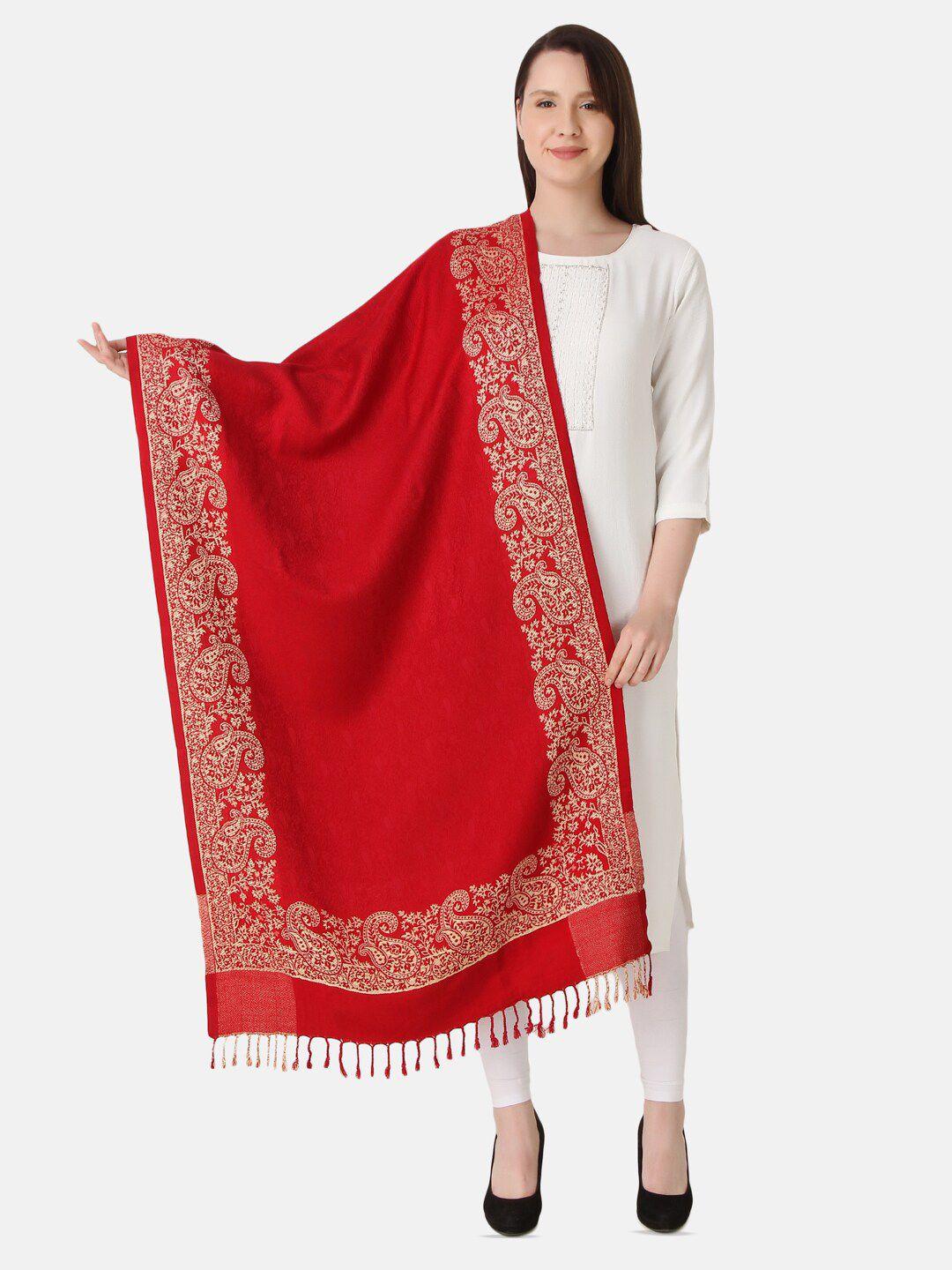 evaz woven design woollen shawl