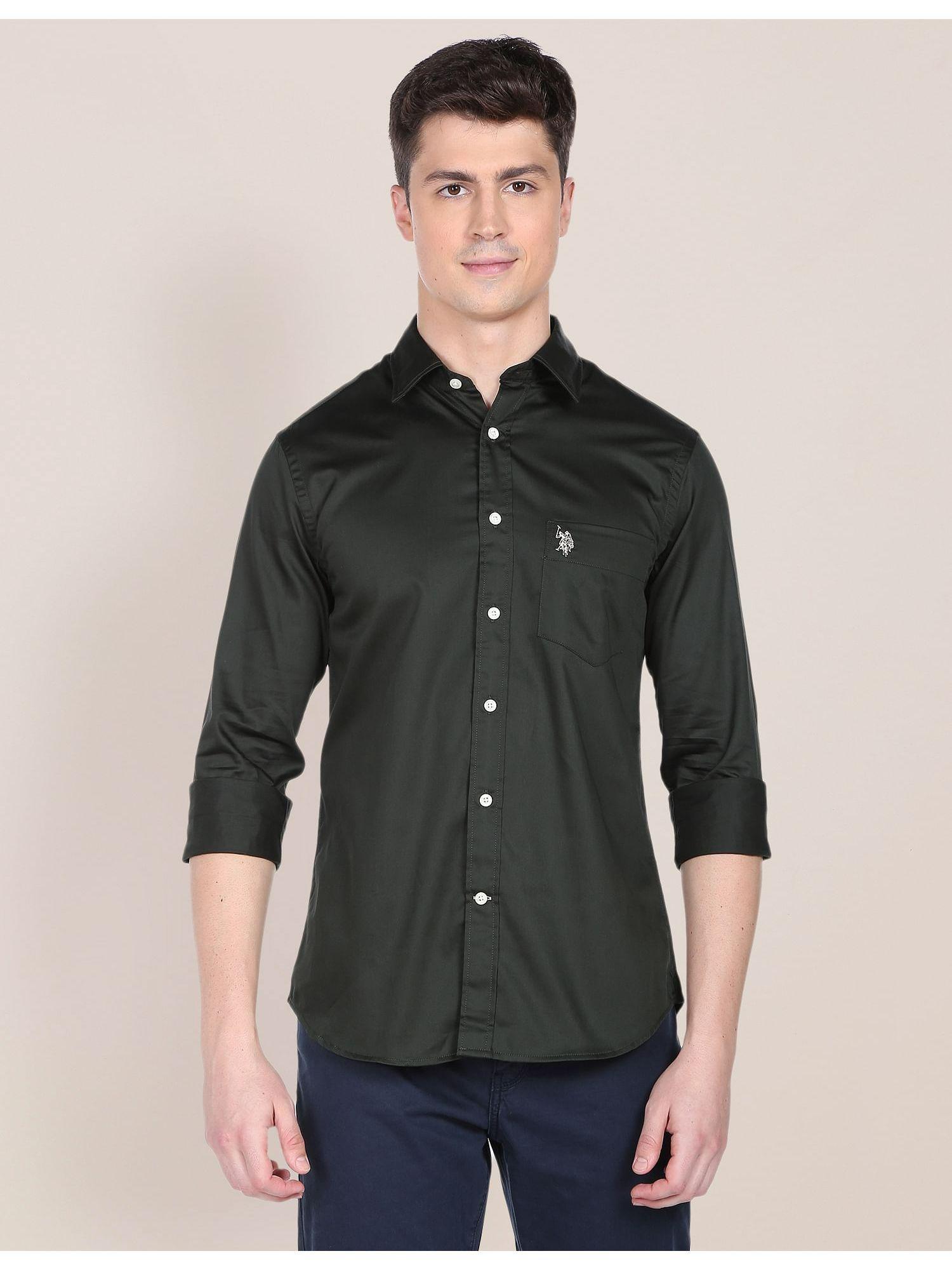 evening satin shirt