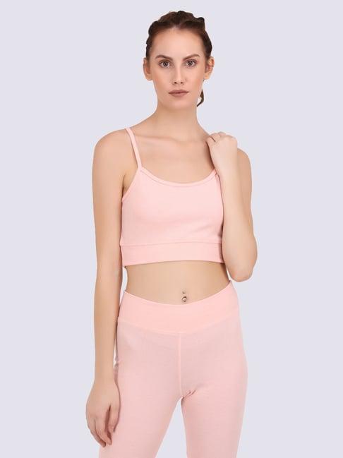 everdion  peach non wired non padded sports bra