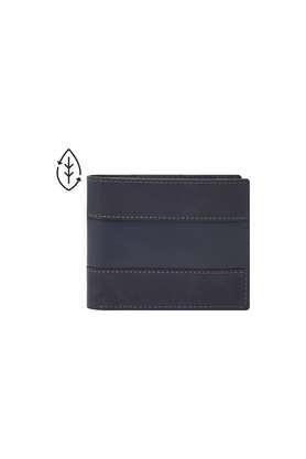 everett leather casual two fold wallet ml4400406 - navy